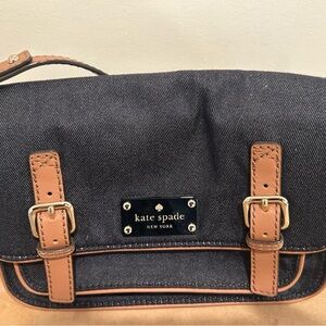 Kate Spade Black and Brown Crossbody Bag